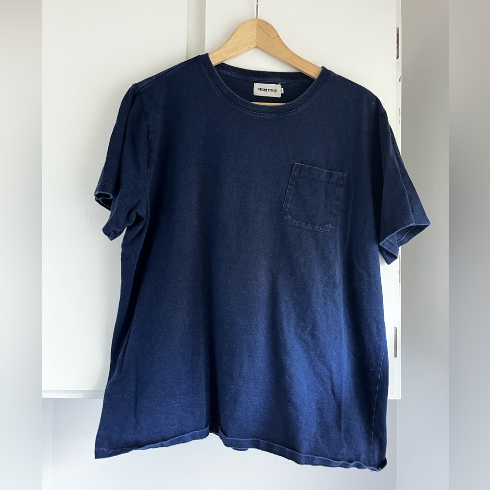 Taylor Stitch Indigo Cotton Tee